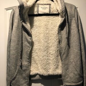 Faux fur lined jacket